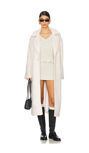 Live in Faux Fur Coat in White. - size M (also in S, XXL) - Sanctuary - Modalova
