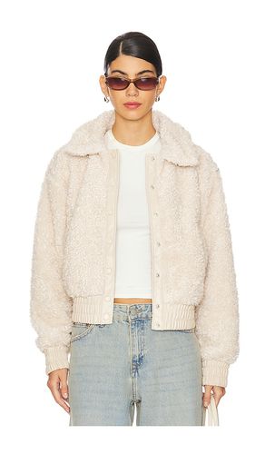 Libby Sherpa Jacket in Cream. - size L (also in M, S, XL, XS, XXL) - Sanctuary - Modalova