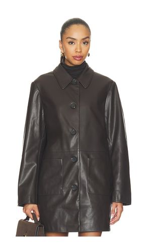 Avid Faux Leather City Coat in . Größe L. Also in M, S, XL, XS, XXS - Sanctuary - Modalova