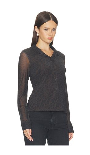 Fitted Mesh Button Down Top in . Taglia M. Also in S, XL, XS - Sanctuary - Modalova