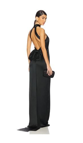 Bristol Bow Evening Dress in Black. - size L (also in M, S, XS) - SANS FAFF - Modalova