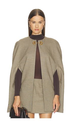 Argyle Cape in Brown. - size L (also in M, S) - SANS FAFF - Modalova