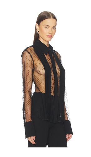 Meghan Panelled Polka Silk Blouse in . Size L. Also in S - SANS FAFF - Modalova