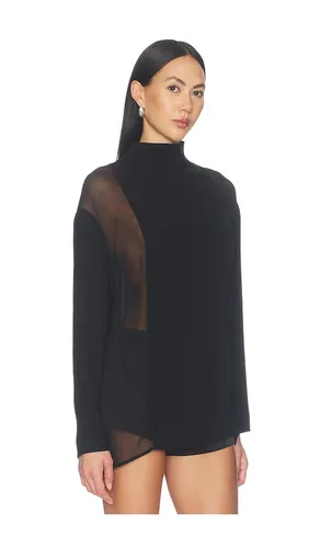 Mockneck Silkshirt in . Taglia M. Also in S, XS - SANS FAFF - Modalova