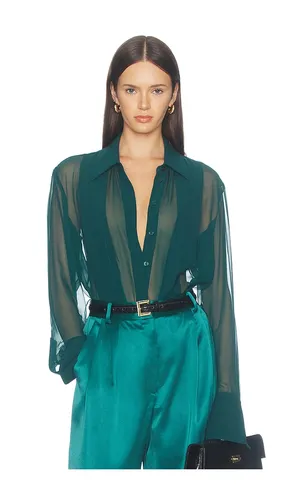 Meghan Panelled Silk Blouse in . - size L (also in M, S, XS) - SANS FAFF - Modalova