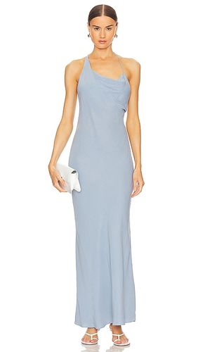 Asymmetrical Drape Maxi Dress in Baby Blue. - size L (also in XL) - St. Agni - Modalova