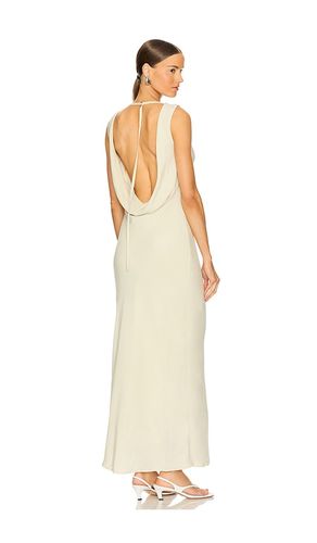 Draped Cowl Dress in Cream. - size L (also in S, XS) - St. Agni - Modalova