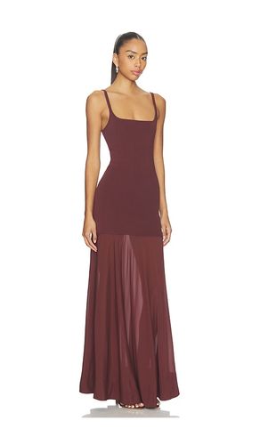 Sheer Silk Circle Hem Dress in . Taglia L. Also in M, S - St. Agni - Modalova