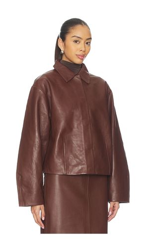 Leather Cocoon Jacket in . Size M. Also in S - St. Agni - Modalova