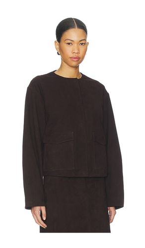 Suede Utility Cocoon Bomber in . Size L. Also in XS - St. Agni - Modalova