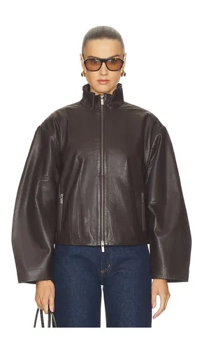 Cocoon Zip Leather Jacket in . Size M. Also in S, XS - St. Agni - Modalova