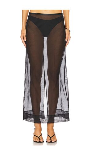 Sheer Leather Trim Skirt in . - size M (also in S) - St. Agni - Modalova