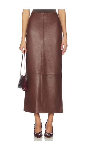 Leather Column Skirt in . Size S. Also in M, L - St. Agni - Modalova