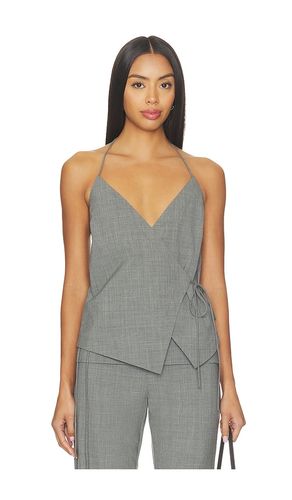 Wool Rouleau Halter Top in Grey. - size L (also in M, S, XL, XS) - St. Agni - Modalova