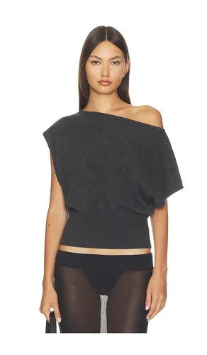 Cashmere Asymm Top in Charcoal. - size L (also in M, S, XS, XXS) - St. Agni - Modalova