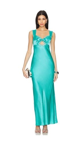 Lina Long Dress in Teal. - size 0 (also in 10, 4, 6, 8) - SALONI - Modalova