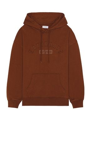 Warren Varsity Hoodie in Brown. - size L (also in M, S) - SATURDAYS NYC - Modalova