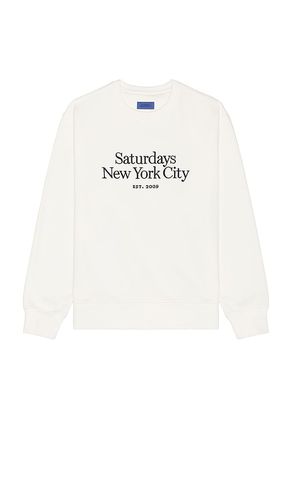 Bowery Miller Standard Crew in White. - size L (also in M, XL/1X) - SATURDAYS NYC - Modalova