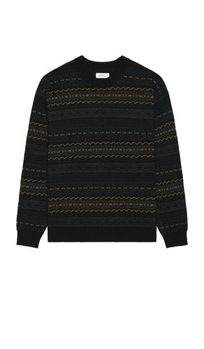 Classic Pattern Knit Sweater in Black. - size L (also in M) - SATURDAYS NYC - Modalova