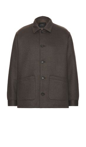 Coverall Wool Shirt Jacket in Brown. - size L (also in M, S) - SATURDAYS NYC - Modalova