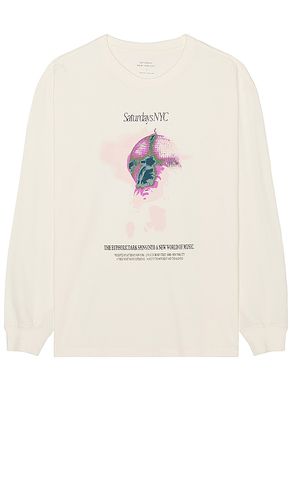Camiseta en color crema talla S en - Cream. Talla S (también en XL/1X) - SATURDAYS NYC - Modalova
