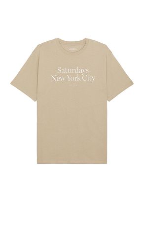 Miller Standard Tee in Brown. - size M (also in XL/1X) - SATURDAYS NYC - Modalova