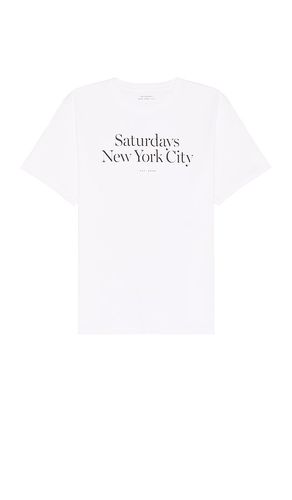 Camiseta en color talla L en - White. Talla L (también en M, XL/1X) - SATURDAYS NYC - Modalova