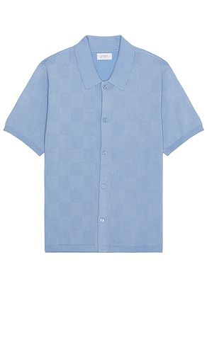 Kenneth Checkerboard Knit Short Sleeve Shirt in . Size M, S - SATURDAYS NYC - Modalova