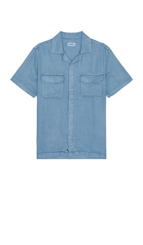 Gibson Pigment Dyed Short Sleeve Shirt in Blue. - size L (also in XL/1X) - SATURDAYS NYC - Modalova