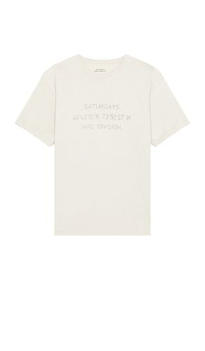 Reverse Nyc Division Standard Short Sleeve Tee in . Size S - SATURDAYS NYC - Modalova