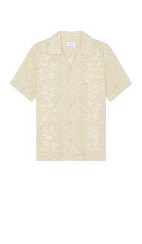 Canty Embroidered Linen Gauze Shirt in Beige. - size L (also in M, S) - SATURDAYS NYC - Modalova