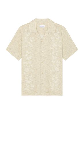 Canty Embroidered Linen Gauze Shirt in Beige. - size L (also in M, S, XL/1X) - SATURDAYS NYC - Modalova