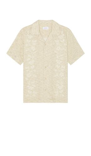 Canty Embroidered Linen Gauze Shirt in Beige. - size M (also in S, XL/1X) - SATURDAYS NYC - Modalova