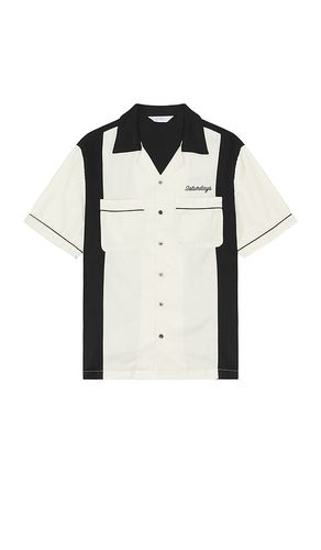 Camisa canty en color cream, black talla L en - Cream, Black. Talla L (también en M, S, XL/1X) - SATURDAYS NYC - Modalova