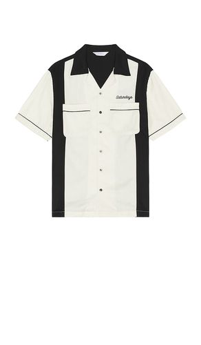 Camisa canty en color cream, black talla M en - Cream, Black. Talla M (también en S, XL/1X) - SATURDAYS NYC - Modalova