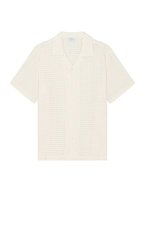 Canty Sheer Check Shirt in Cream. - size L (also in M, S, XL/1X) - SATURDAYS NYC - Modalova