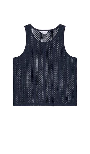 Gabriel Cotton Lace Tank in Blue. - size L (also in M, S) - SATURDAYS NYC - Modalova