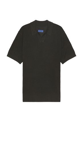 Alex Merino Wool Open Placket Polo in Green. - size L (also in XL/1X) - SATURDAYS NYC - Modalova