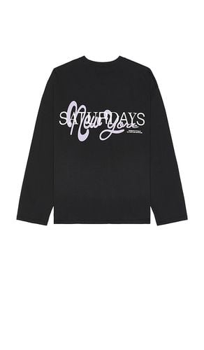 New York Brushed Relaxed Fit Long Sleeve Tee in . Taglia S, XL/1X - SATURDAYS NYC - Modalova