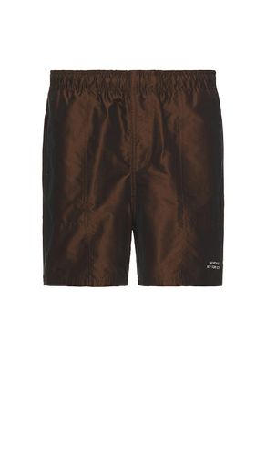 Talley Iridescent Swim Short in Brown. - size L (also in M, S, XL/1X) - SATURDAYS NYC - Modalova