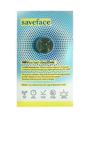 NBV(no bad vibes) Coin Anti-Radiation Blocking Decal in - SAVEFACE - Modalova
