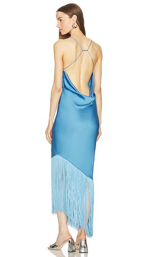 Haverine Fringe Maxi Dress in Blue. - size L (also in M, S) - SAYLOR - Modalova