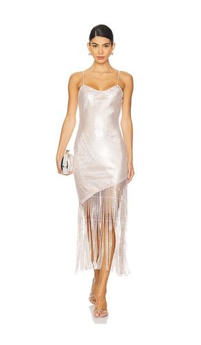 Lillie Dress in Metallic Silver. - size M (also in S, XS) - SAYLOR - Modalova