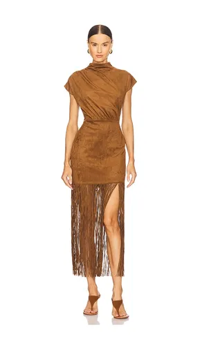 Astelle Dress in Brown. - size M (also in S, XS) - SAYLOR - Modalova