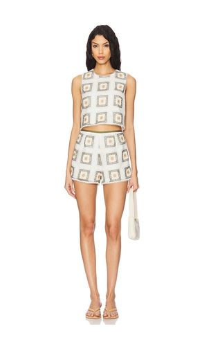 Lia Romper in Ivory,Green,Burnt Orange,Blue. - size L (also in XS) - SAYLOR - Modalova