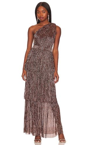 X REVOLVE Terina Gown in Metallic . - size L (also in M, S, XL, XS) - Sabina Musayev - Modalova