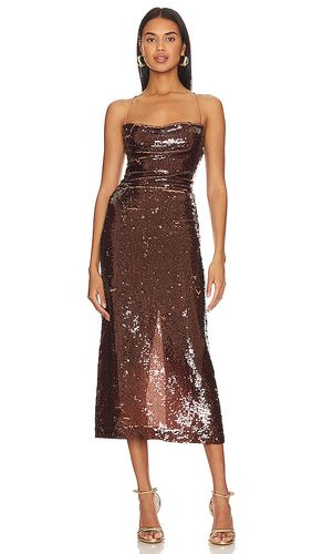 Lera Dress in Metallic Bronze. - size M (also in XL) - Sabina Musayev - Modalova