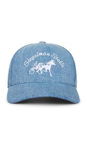 Denim Five Panel Hat in - Siegelman Stable - Modalova