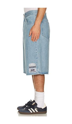X Ford Patched Denim Jorts in Blue. - size 30 (also in 32, 34, 36) - Siegelman Stable - Modalova