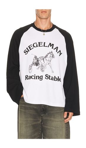 Raglan Stable Long Sleeve Racing Tee in . Size S. Also in M, L, XL/1X - Siegelman Stable - Modalova